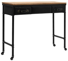 Tavolo Consolle İn Mdf E Legno Di Abete 100x33,5x80 Cm /