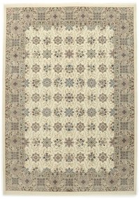 Isfahan Tappeto 250 x 350 (Iran) Annodato A Mano