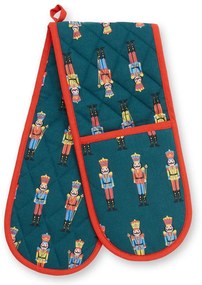 Guanto da cucina doppio con motivo natalizio Nutcracker - Catherine Lansfield