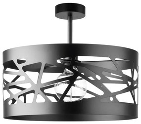 Lampadario su palo MODUL FREZ 1xE27/60W/230V d. 39 cm nero