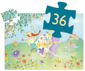 Puzzle - principessa sull'altalena - 36 pezzi