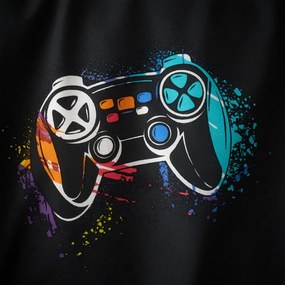 Lenzuolo con angoli per bambini nero per letto singolo 90x190 cm Game Over – Catherine Lansfield