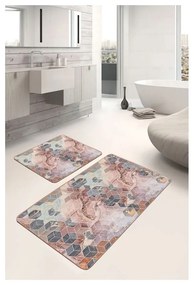 Set di tappetini per il bagno in velluto 2 pz 60x100 cm – Mila Home