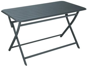 Tavolo da pranzo per giardino pieghevole Idaho NATERIAL struttura e superficie in alluminio blu per 4 persone 130x75cm