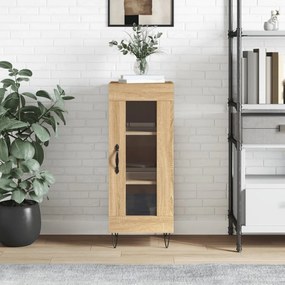 Credenza Rovere Sonoma 34,5x34x90 Cm İn Legno Multistrato /