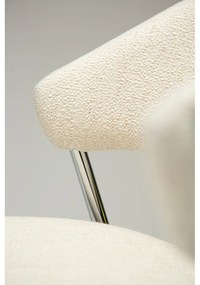 Sedia da pranzo color crema in imbottito Zone – DAN-FORM Denmark