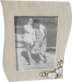 portafoto shabby chic onda cm 21 x 2,5 x 27 h
