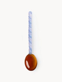 Set di 4 cucchiai in vetro borosilicato fatti a mano Duet