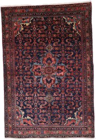Hamedan Tappeto 130 x 200 (Iran) Annodato A Mano
