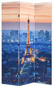 Paravento Pieghevole 120x170 Cm Stampa Parigi Di Notte /