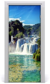 Adesivo per porta interna Waterfall KRKA 75x205 cm