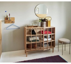 Sgabello beige Silo - Hübsch