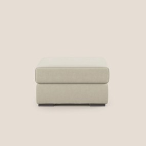 Sun pouf apribile contenitore in microfibra smacchiabile T11 panna
