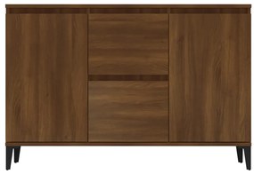 Credenza rovere marrone 104x35x70 cm in legno ingegnerizzato