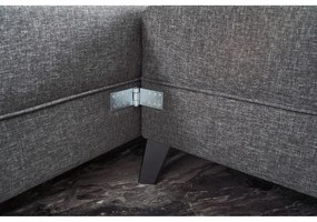 Divano angolare a U antracite Eris - Balcab Home