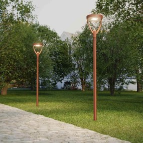 Lampione Stradale 40W 120lm/W Corten - Lumileds Colore Bianco Naturale 4.000K