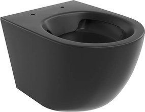 Mexen Lena WC senza bordo, nero opaco - 3322XX85