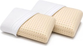 Set 2 Guanciale Memory Foam Forato Ergonomico 72x42 cm - H 15 cm Sostegno Medio Dormidea Classico Air...