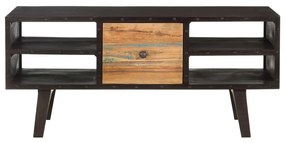 Tavolino da caffè 100x50x45 cm in legno massello di recupero