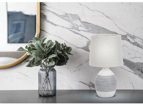 Lampada da tavolo AMBON 1xE14/40W/230V bianco