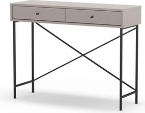 Tavolo consolle grigio/beige 35x110 cm Titan – Marckeric