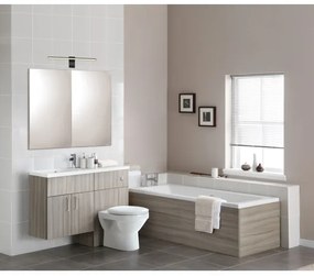 Globo 41925S - Illuminazione a LED per specchi da bagno PEPE LED/10W/230V IP44 nero