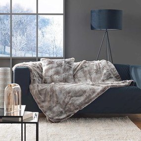 Cuscino decorativo in pelliccia finta 45x45 cm Antartic – douceur d'intérieur