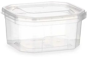Porta pranzo Rettangolare Trasparente polipropilene (10,7 x 5,5 x 11,7 cm) (370 ml)