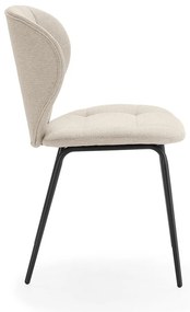 Sedie da pranzo in set color crema 2 pz Maori – Marckeric