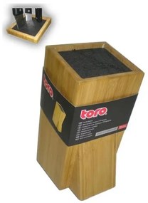 Portacoltelli con inserto flessibile 23,8x11 cm in bambù