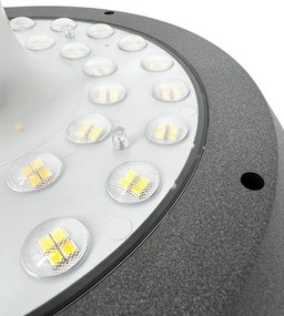 Lampione Solare da Giardino 2000 Lumen "LMS-2000" Palo Incluso