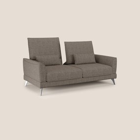 Tommy Divano relax con schienali traslanti in morbido tessuto fiammato T06 marrone