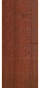 Pannello per porta d'ingresso Easy Marina impiallacciato prodotto senza rivestimento noce L 81 x H 209.5 cm, Sp 8 mm