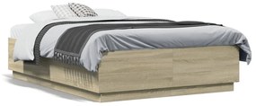 Giroletto Luci Led Rovere Sonoma 120x190 Cm Legno Multistrato /