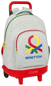 Trolley per la Scuola Benetton Pop Grigio (33 x 45 x 22 cm)