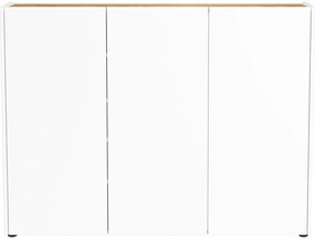 Scarpiera bianca effetto rovere 138x105x25 cm Libbiano – Germania