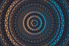 Carta da parati – Mandala con motivo solare