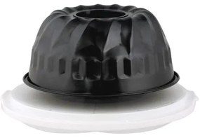 Stampo per ciambella TORO con vassoio e coperchio, nero