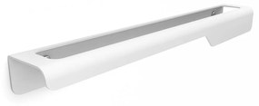 Koh-i-noor Piega 7504v portasciugamani 45 cm a muro in acciaio bianco opaco