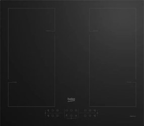 Piano cottura a induzione da 60 cm con 4 fuochi, 7200 W - HII64205F2MT - beko