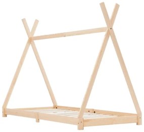 Giroletto per Bambini in Legno Massello di Pino 90x200 cm