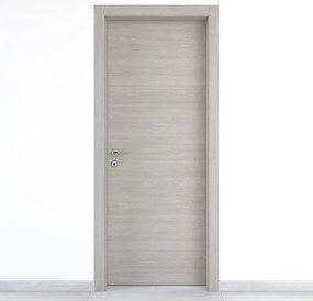 Porta battente Cambridge rovere grigio L 60 x H 210 cm reversibile