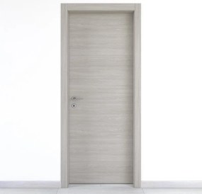 Porta interna a battente Cambridge in legno colore rovere grigio, L 60 x H 210 cm, apertura reversibile