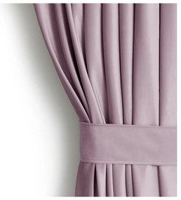 Tenda parzialmente oscurante rosa chiaro in velluto 140x245 cm Eyelets – Restilo