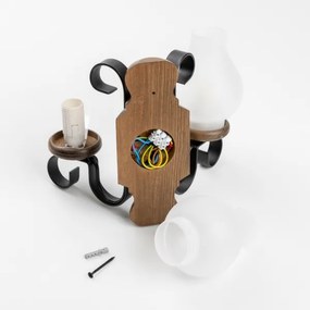 Brilagi - Applique RUSTIC 2xE14/40W/230V faggio/noce