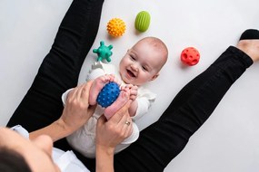 Mom’s Care - palline sensoriali 5 pezzi - colori pastello