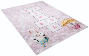 Tappeto per bambini con motivo di animali e giochi da vivaio Larghezza: 140 cm | Lunghezza: 200 cm