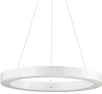 Sospensione Moderna Oracle Alluminio-Plastiche Bianco Led 28W 3000K D50Cm