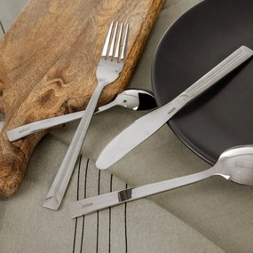 Posate argentate in acciaio inox 24 pz Bright – Orion