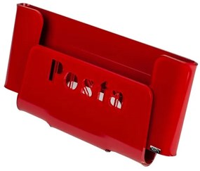 VESTA Porta posta PS - in 5 colori ROSSO